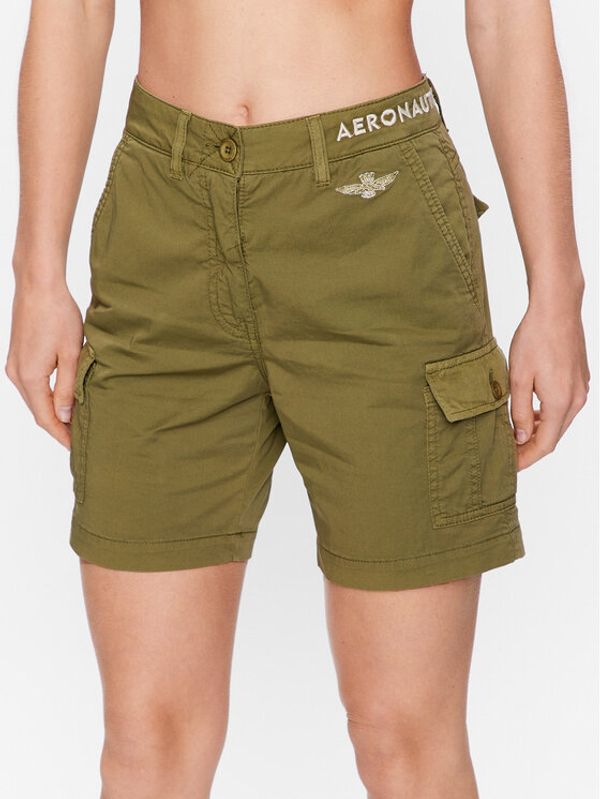 Aeronautica Militare Aeronautica Militare Kratke hlače 231BE186DCT3119 Zelena Regular Fit