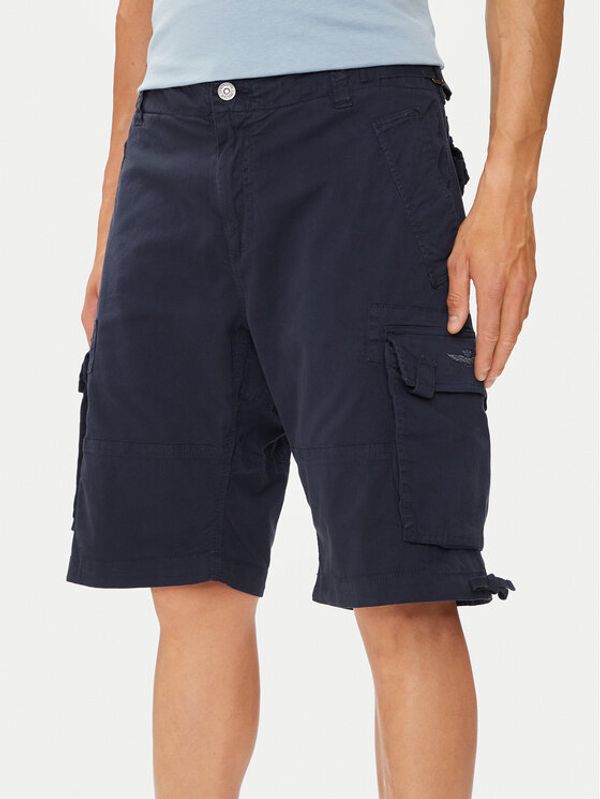 Aeronautica Militare Aeronautica Militare Kratke hlače 241BE003CT3300 Tamnoplava Regular Fit