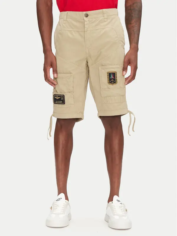 aeronautica militare Aeronautica Militare Kratke hlače 251BE041CT1122 Bež Regular Fit