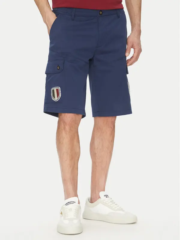 aeronautica militare Aeronautica Militare Kratke hlače 251BE257CT3510 Tamnoplava Regular Fit