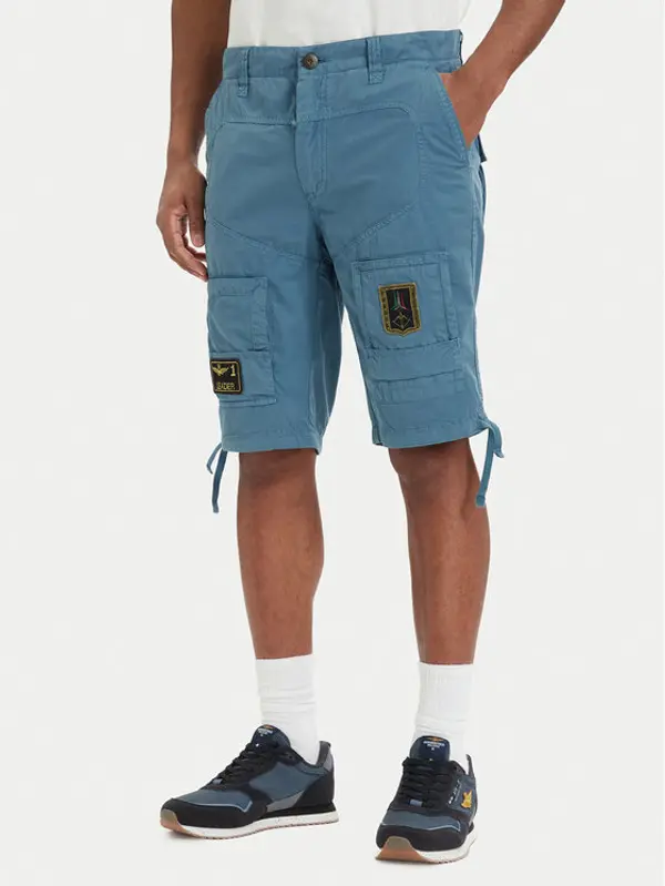 aeronautica militare Aeronautica Militare Kratke hlače 261BE0041UCT01122 Plava Regular Fit