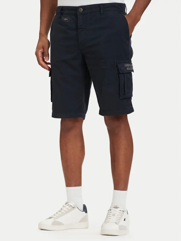 aeronautica militare Aeronautica Militare Kratke hlače 261BE0066UCT01122 Tamnoplava Regular Fit