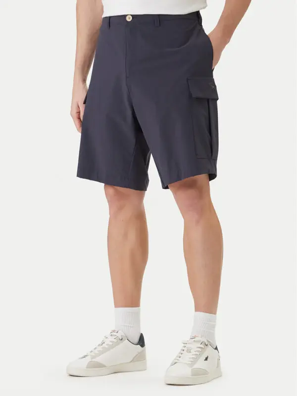 aeronautica militare Aeronautica Militare Kratke hlače 261BE0277UCT04291 Tamnoplava Regular Fit