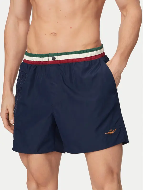 aeronautica militare Aeronautica Militare Kupaće gaće i hlače 261BW0233UCT02967 Tamnoplava Regular Fit