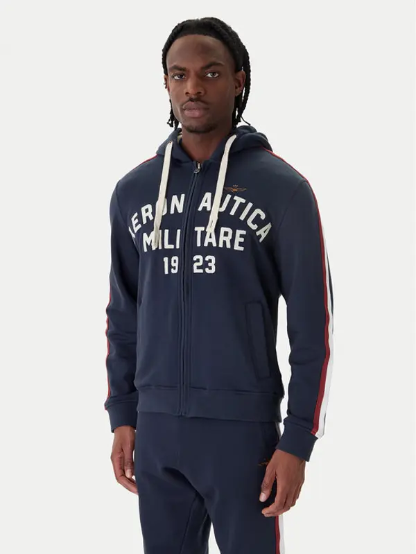 aeronautica militare Aeronautica Militare Majica dugih rukava 261FE2070UF00677 Tamnoplava Comfort Fit