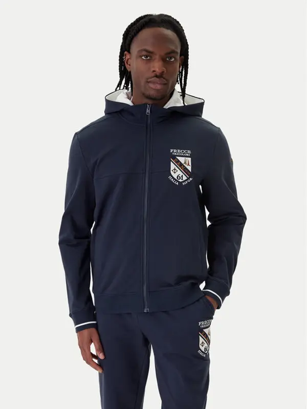 aeronautica militare Aeronautica Militare Majica dugih rukava 261FE2096UF00674 Tamnoplava Regular Fit