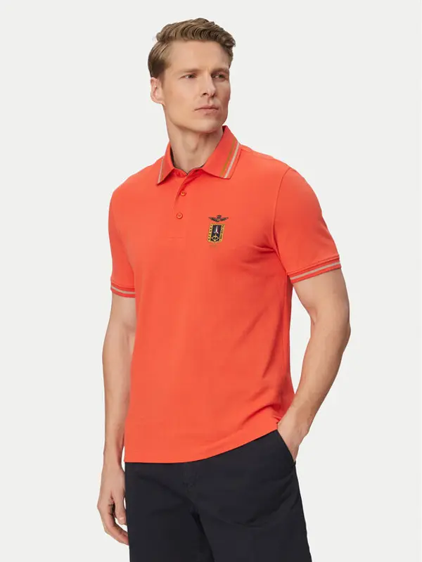 aeronautica militare Aeronautica Militare Polo 261PO1914UP00403 Crvena Regular Fit