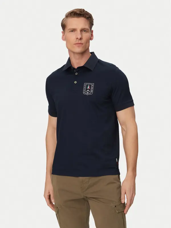 aeronautica militare Aeronautica Militare Polo 261PO1917UJ00682 Tamnoplava Regular Fit