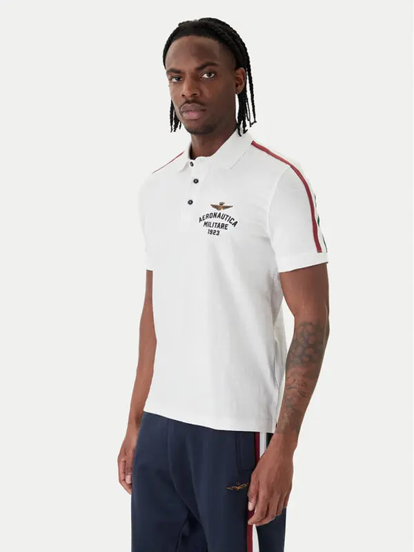 aeronautica militare Aeronautica Militare Polo 261PO1926UJ00723 Bijela Regular Fit