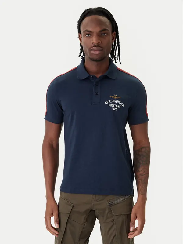 aeronautica militare Aeronautica Militare Polo 261PO1926UJ00723 Tamnoplava Regular Fit