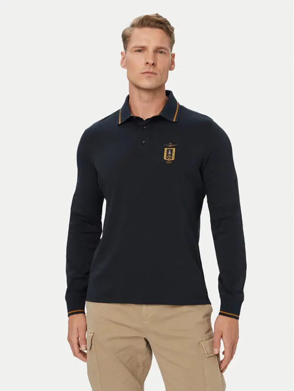 aeronautica militare Aeronautica Militare Polo 262PO1940UJ00663 Tamnoplava Regular Fit