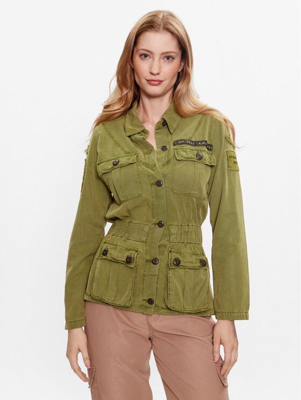 Aeronautica Militare Aeronautica Militare Prijelazna jakna 231AB2077DCT3095 Zelena Regular Fit