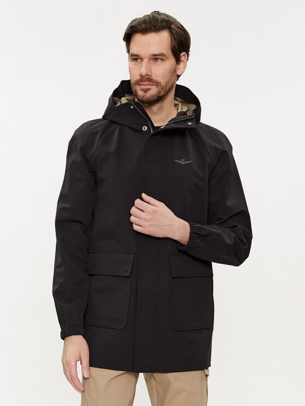 Aeronautica Militare Aeronautica Militare Prijelazna jakna 241AB2140CT3245 Crna Regular Fit