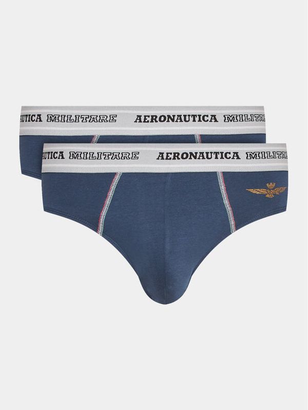 Aeronautica Militare Aeronautica Militare Set od 2 para slip gaćica AM1USL002 Tamnoplava