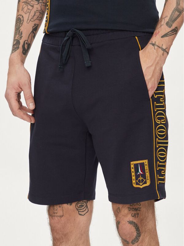 Aeronautica Militare Aeronautica Militare Sportske kratke hlače 241BE214F497 Tamnoplava Regular Fit