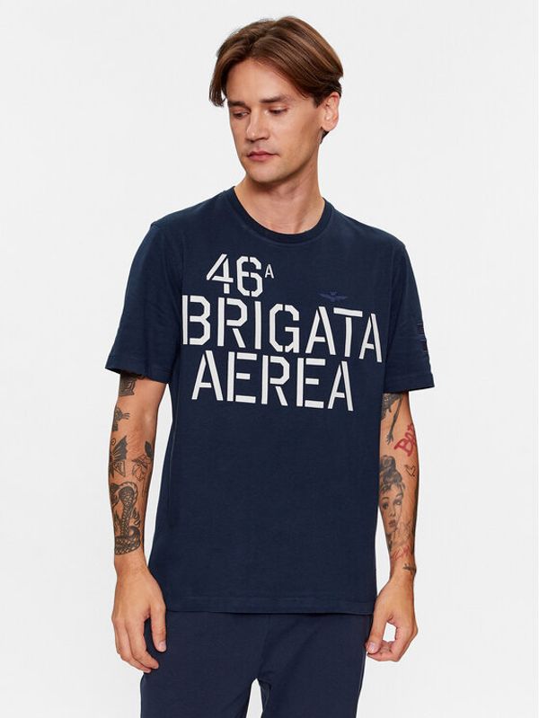 Aeronautica Militare Aeronautica Militare T-shirt 232TS2128J584 Tamnoplava Comfort Fit