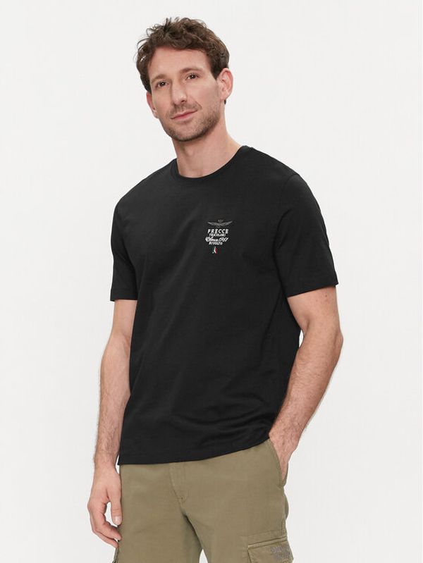 Aeronautica Militare Aeronautica Militare T-shirt 241TS2062J592 Crna Regular Fit