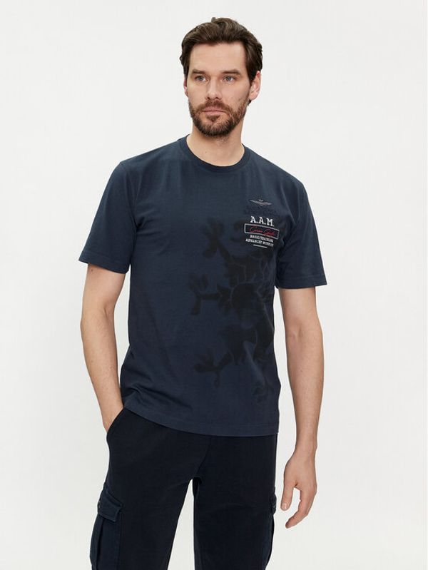 Aeronautica Militare Aeronautica Militare T-shirt 241TS2200J584 Tamnoplava Regular Fit