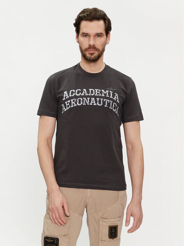 Aeronautica Militare Aeronautica Militare T-shirt 241TS2203J629 Crna Regular Fit