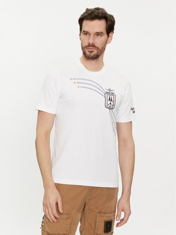 Aeronautica Militare Aeronautica Militare T-shirt 241TS2242J592 Bijela Regular Fit