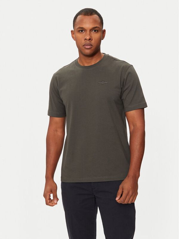 Aeronautica Militare Aeronautica Militare T-shirt 242TS2065J592 Zelena Regular Fit