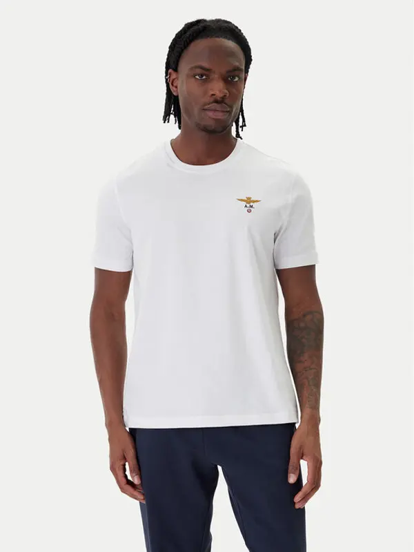 aeronautica militare Aeronautica Militare T-shirt 261TS1580UJ00372 Bijela Regular Fit