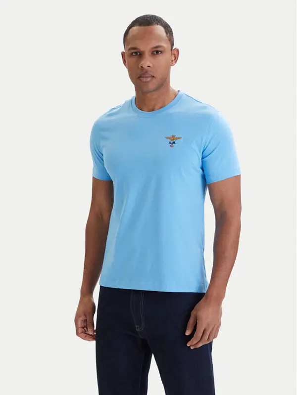 aeronautica militare Aeronautica Militare T-shirt 261TS1580UJ00372 Plava Regular Fit