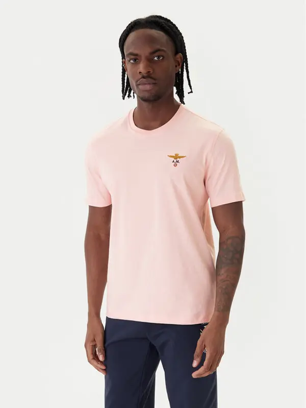aeronautica militare Aeronautica Militare T-shirt 261TS1580UJ00372 Ružičasta Regular Fit