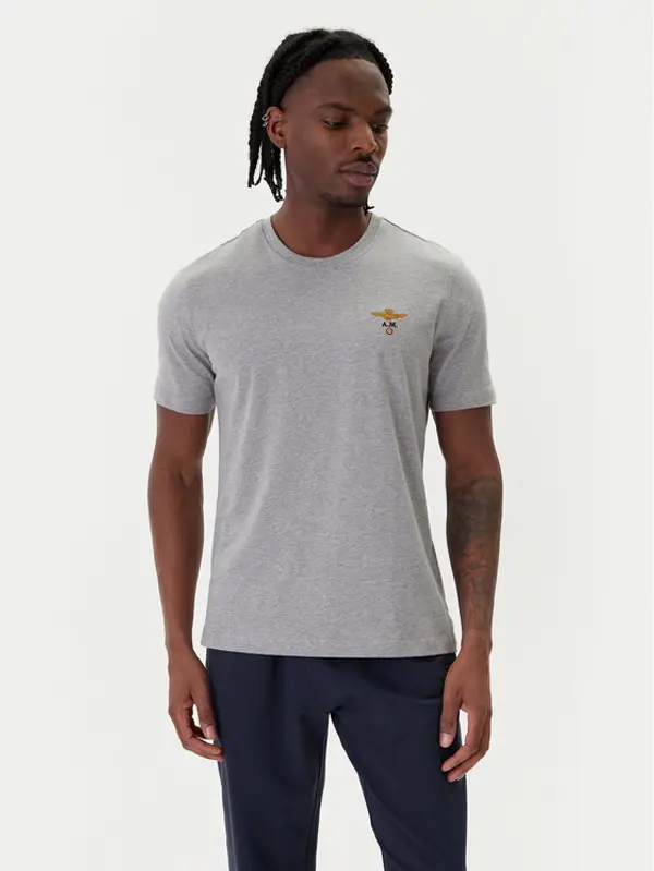 aeronautica militare Aeronautica Militare T-shirt 261TS1580UJ00372 Siva Regular Fit