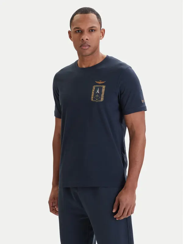 aeronautica militare Aeronautica Militare T-shirt 261TS2534UJ00641 Tamnoplava Regular Fit