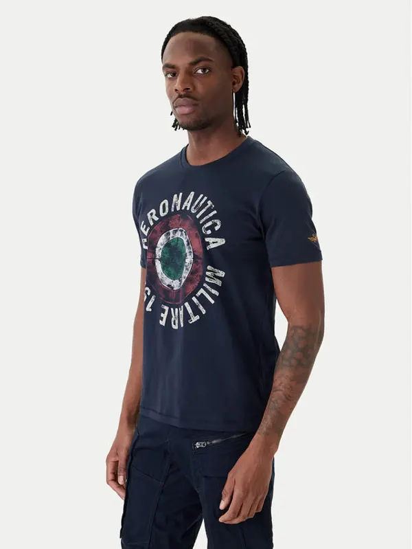 aeronautica militare Aeronautica Militare T-shirt 261TS2538UJ00727 Tamnoplava Regular Fit