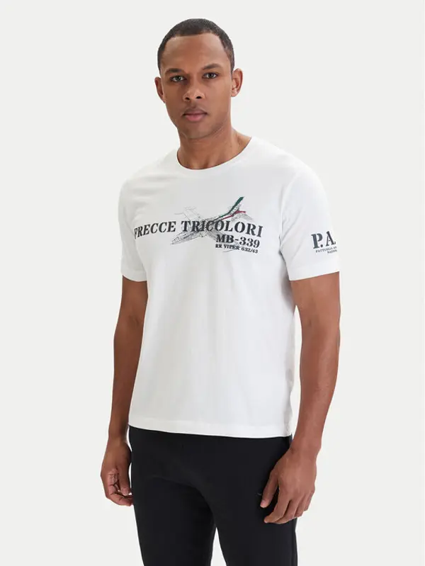 aeronautica militare Aeronautica Militare T-shirt 261TS2541UJ00727 Bijela Regular Fit