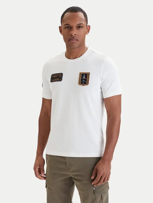 aeronautica militare Aeronautica Militare T-shirt 261TS2544UJ00592 Bijela Regular Fit