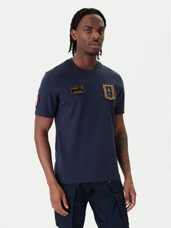 aeronautica militare Aeronautica Militare T-shirt 261TS2544UJ00592 Tamnoplava Regular Fit