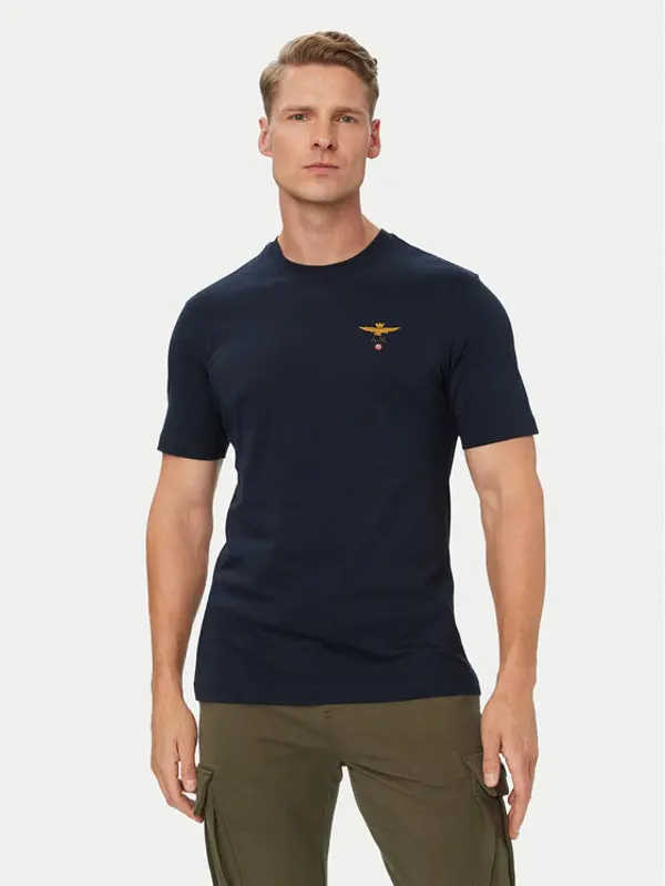 aeronautica militare Aeronautica Militare T-shirt 262TS1580UJ00372 Tamnoplava Regular Fit