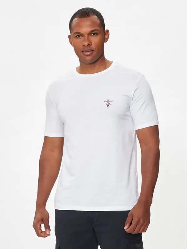 aeronautica militare Aeronautica Militare T-shirt AM1UTI001 Bijela Regular Fit