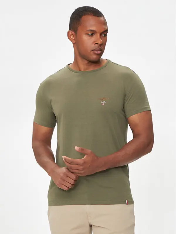 aeronautica militare Aeronautica Militare T-shirt AM1UTI001 Kaki Regular Fit