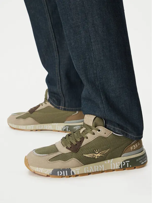 aeronautica militare Aeronautica Militare Tenisice 261SC0276UCT04327 Zelena