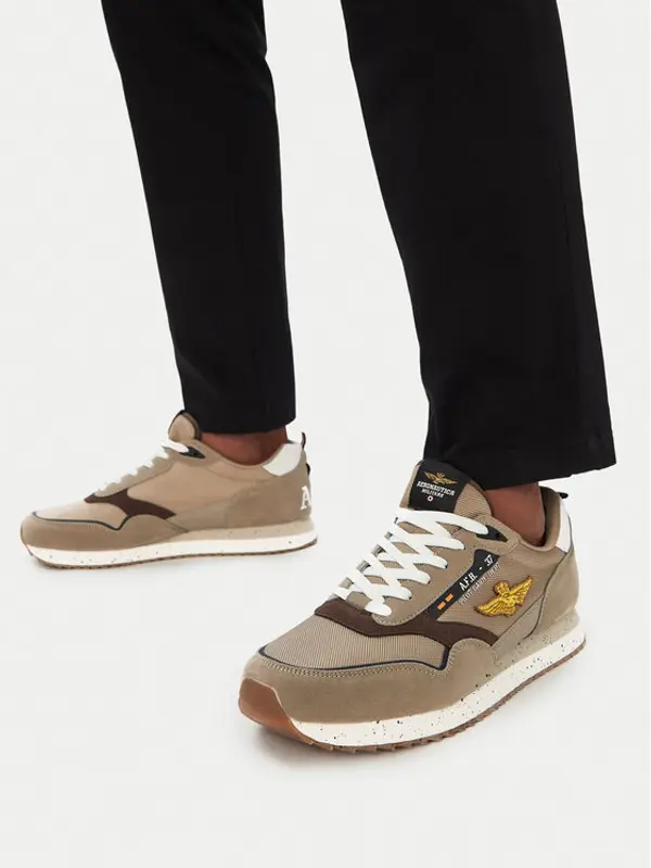 aeronautica militare Aeronautica Militare Tenisice 261SC0288UCT03545 Bež