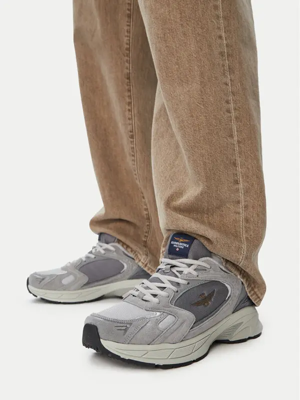 aeronautica militare Aeronautica Militare Tenisice 261SC0301UCT03500 Siva