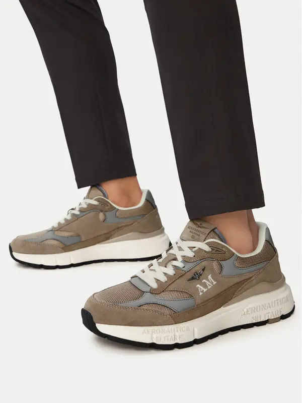 aeronautica militare Aeronautica Militare Tenisice 261SC0318UCT04248 Bež