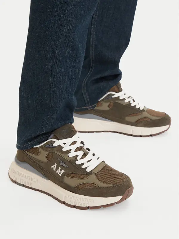 aeronautica militare Aeronautica Militare Tenisice 261SC0318UCT04248 Zelena