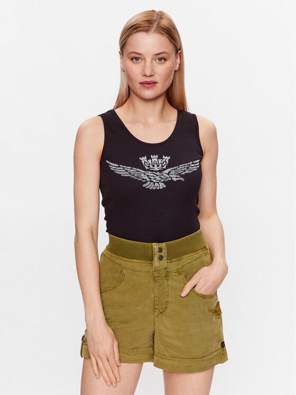 Aeronautica Militare Aeronautica Militare Top 231TS2114DJ585 Crna Regular Fit