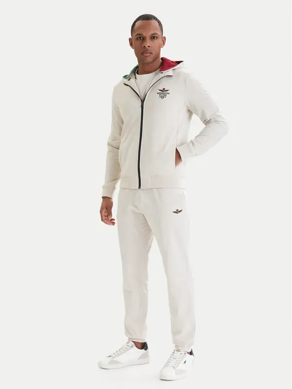 aeronautica militare Aeronautica Militare Trenerka 261TF0108UF00674 Bež Regular Fit