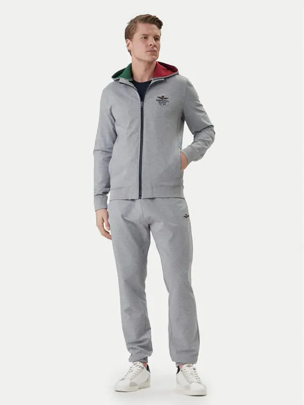 aeronautica militare Aeronautica Militare Trenerka 261TF0108UF00674 Siva Regular Fit