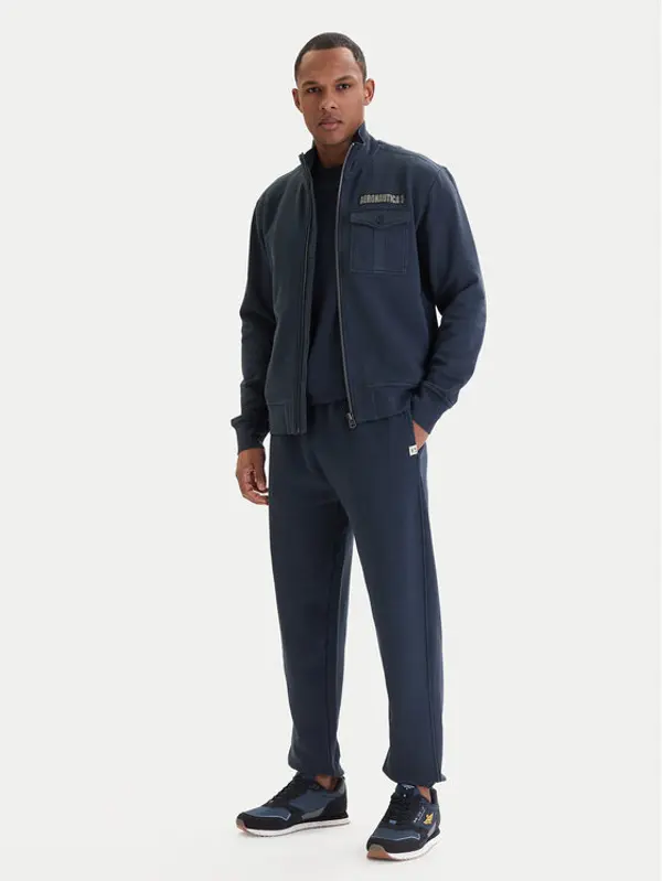 aeronautica militare Aeronautica Militare Trenerka 261TF0116UF00676 Tamnoplava Regular Fit