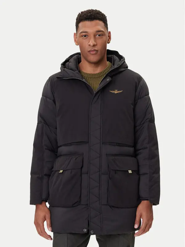 aeronautica militare Aeronautica Militare Zimska jakna 252AB3015UCT04211 Crna Regular Fit