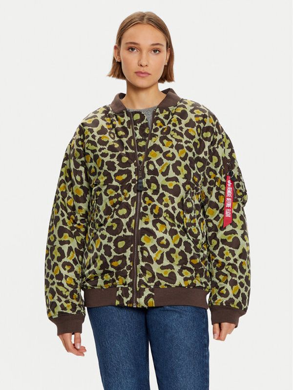 Alpha Industries Alpha Industries Bomber 108010C Zelena Regular Fit