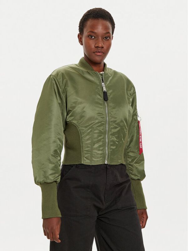 Alpha Industries Alpha Industries Bomber 148003 Zelena Regular Fit