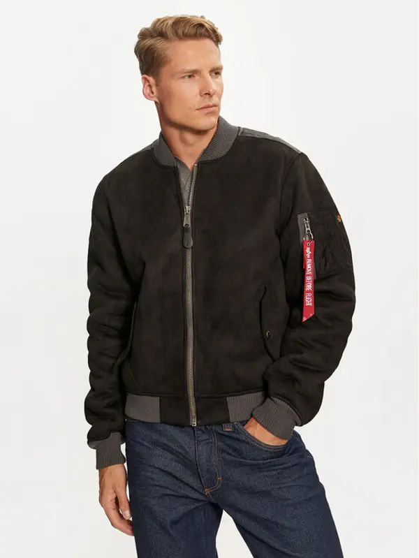 Alpha Industries Alpha Industries Bomber 148122 Crna Regular Fit